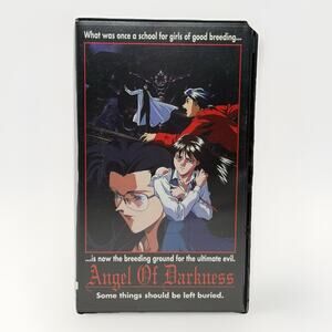 Angel of Darkness Red VHS 1994 Rare Red Shell + Hard Case Pink Pineapple Anime